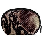 Snake Skin, Reptile Skin, Snake Skin Textures, Brown Snake Accessory Pouch (Large) Back