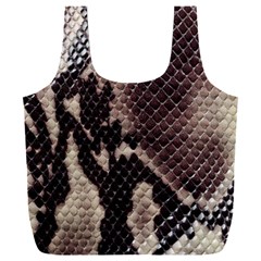 Snake Skin, Reptile Skin, Snake Skin Textures, Brown Snake Full Print Recycle Bag (xxxl) by kyorashop23