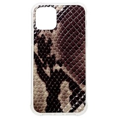 Snake Skin, Reptile Skin, Snake Skin Textures, Brown Snake Iphone 12/12 Pro Tpu Uv Print Case by kyorashop23