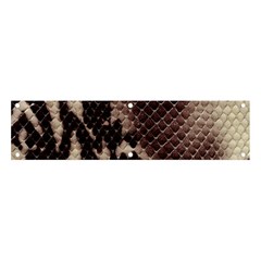 Snake Skin, Reptile Skin, Snake Skin Textures, Brown Snake Banner And Sign 4  X 1  by kyorashop23