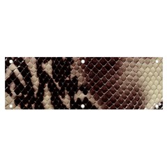 Snake Skin, Reptile Skin, Snake Skin Textures, Brown Snake Banner And Sign 6  X 2 