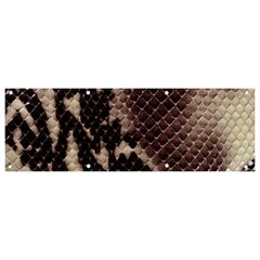 Snake Skin, Reptile Skin, Snake Skin Textures, Brown Snake Banner And Sign 9  X 3  by kyorashop23