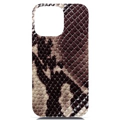 Snake Skin, Reptile Skin, Snake Skin Textures, Brown Snake Iphone 14 Pro Max Black Uv Print Case by kyorashop23