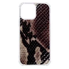 Snake Skin, Reptile Skin, Snake Skin Textures, Brown Snake Iphone 13 Pro Max Tpu Uv Print Case by kyorashop23