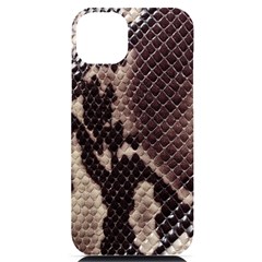 Snake Skin, Reptile Skin, Snake Skin Textures, Brown Snake Iphone 14 Plus Black Uv Print Case by kyorashop23