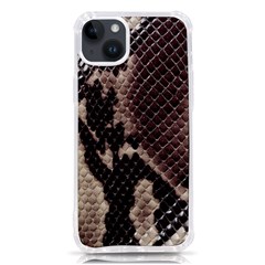 Snake Skin, Reptile Skin, Snake Skin Textures, Brown Snake Iphone 14 Plus Tpu Uv Print Case by kyorashop23