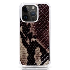 Snake Skin, Reptile Skin, Snake Skin Textures, Brown Snake Iphone 14 Pro Tpu Uv Print Case by kyorashop23