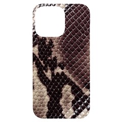 Snake Skin, Reptile Skin, Snake Skin Textures, Brown Snake Iphone 14 Pro Max Black Uv Print Case by kyorashop23