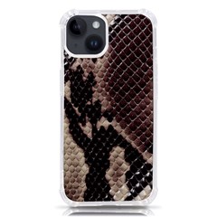 Snake Skin, Reptile Skin, Snake Skin Textures, Brown Snake Iphone 14 Tpu Uv Print Case by kyorashop23