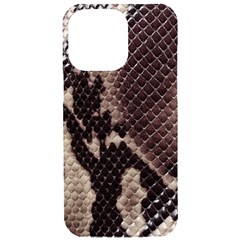 Snake Skin, Reptile Skin, Snake Skin Textures, Brown Snake Iphone 15 Pro Max Black Uv Print Pc Hardshell Case by kyorashop23