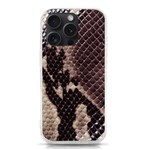 Snake Skin, Reptile Skin, Snake Skin Textures, Brown Snake iPhone 15 Pro TPU UV Print Case Front