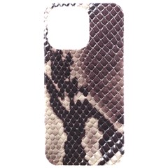 Snake Skin, Reptile Skin, Snake Skin Textures, Brown Snake Iphone 15 Pro Max Black Uv Print Pc Hardshell Case by kyorashop23