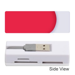 White Red Ripples Memory Card Reader (stick) by kyorashop23