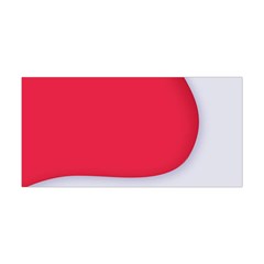 White Red Ripples Yoga Headband by kyorashop23