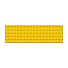 Yellow Lego Texture, Macro, Yellow Dots Background Sticker Bumper (10 Pack) by kyorashop23