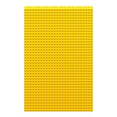 Yellow Lego Texture, Macro, Yellow Dots Background Shower Curtain 48  X 72  (small)  by kyorashop23