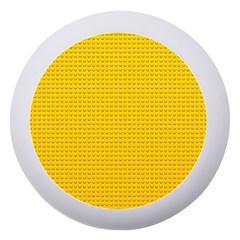 Yellow Lego Texture, Macro, Yellow Dots Background Dento Box With Mirror by kyorashop23