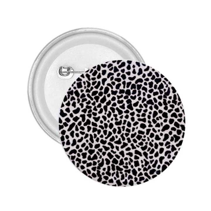 Zebra Skin, Vector Textures, White Black Background 2.25  Buttons