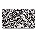 Zebra Skin, Vector Textures, White Black Background Magnet (Rectangular) Front