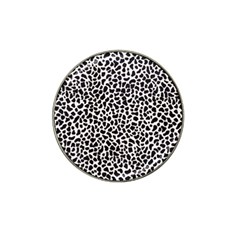 Zebra Skin, Vector Textures, White Black Background Hat Clip Ball Marker (10 Pack) by kyorashop23