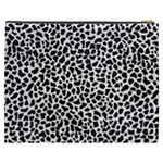 Zebra Skin, Vector Textures, White Black Background Cosmetic Bag (XXXL) Back