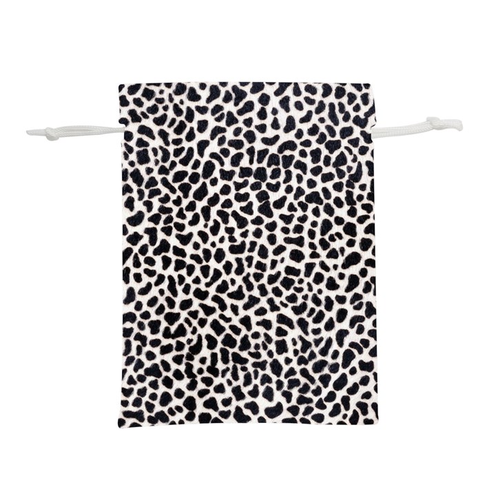 Zebra Skin, Vector Textures, White Black Background Lightweight Drawstring Pouch (L)