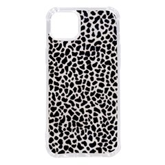 Zebra Skin, Vector Textures, White Black Background Iphone 14 Plus Tpu Uv Print Case by kyorashop23