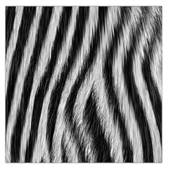 Zebra Texture, Zebra Wool, White Black Background Square Satin Scarf (36  X 36 ) by kyorashop23