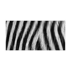 Zebra Texture, Zebra Wool, White Black Background Yoga Headband by kyorashop23