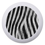 Zebra Texture, Zebra Wool, White Black Background Dento Box with Mirror Front