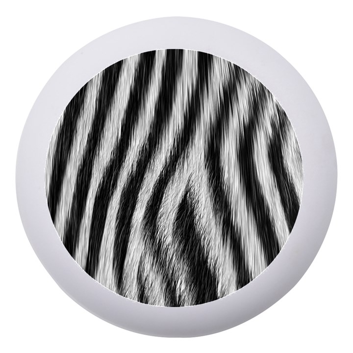 Zebra Texture, Zebra Wool, White Black Background Dento Box with Mirror