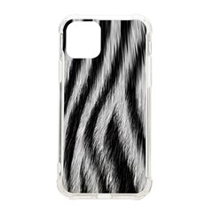 Zebra Texture, Zebra Wool, White Black Background Iphone 11 Pro 5 8 Inch Tpu Uv Print Case by kyorashop23