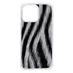 Zebra Texture, Zebra Wool, White Black Background Iphone 14 Pro Max Tpu Uv Print Case by kyorashop23