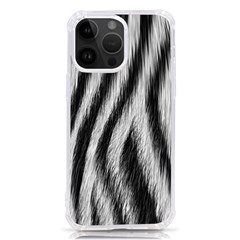 Zebra Texture, Zebra Wool, White Black Background Iphone 14 Pro Max Tpu Uv Print Case by kyorashop23