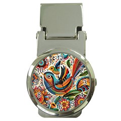 Madhubani Art A Money Clip Watches