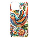 Madhubani Art A iPhone 15 Black UV Print PC Hardshell Case Front