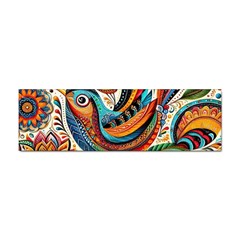 Madhubani Art A Sticker Bumper (10 Pack)