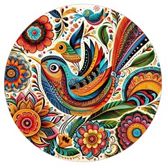 Madhubani Art A Round Trivet