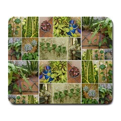 Garden Sanctuary Photo Collage Print Large Mousepad by dflcprintsclothing