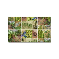 Garden Sanctuary Photo Collage Print Sticker Rectangular (100 Pack) by dflcprintsclothing