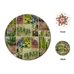 Garden Sanctuary Photo Collage Print Playing Cards Single Design (Round) Front