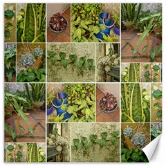 Garden Sanctuary Photo Collage Print Canvas 20  X 20  by dflcprintsclothing