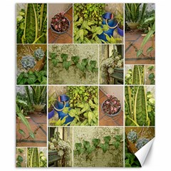 Garden Sanctuary Photo Collage Print Canvas 20  X 24  by dflcprintsclothing