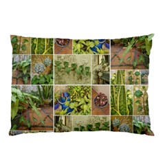 Garden Sanctuary Photo Collage Print Pillow Case by dflcprintsclothing