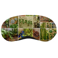 Garden Sanctuary Photo Collage Print Sleep Mask by dflcprintsclothing