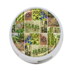 Garden Sanctuary Photo Collage Print 4-port Usb Hub (two Sides) by dflcprintsclothing