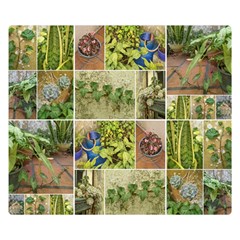 Garden Sanctuary Photo Collage Print Two Sides Premium Plush Fleece Blanket (kids Size) by dflcprintsclothing