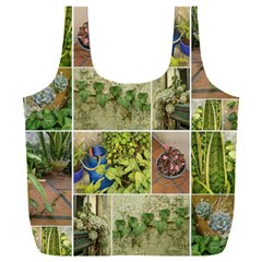 Garden Sanctuary Photo Collage Print Full Print Recycle Bag (xxl) by dflcprintsclothing