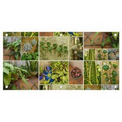 Garden Sanctuary Photo Collage Print Banner And Sign 4  X 2  by dflcprintsclothing