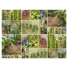 Garden Sanctuary Photo Collage Print Premium Plush Fleece Blanket (extra Small) by dflcprintsclothing